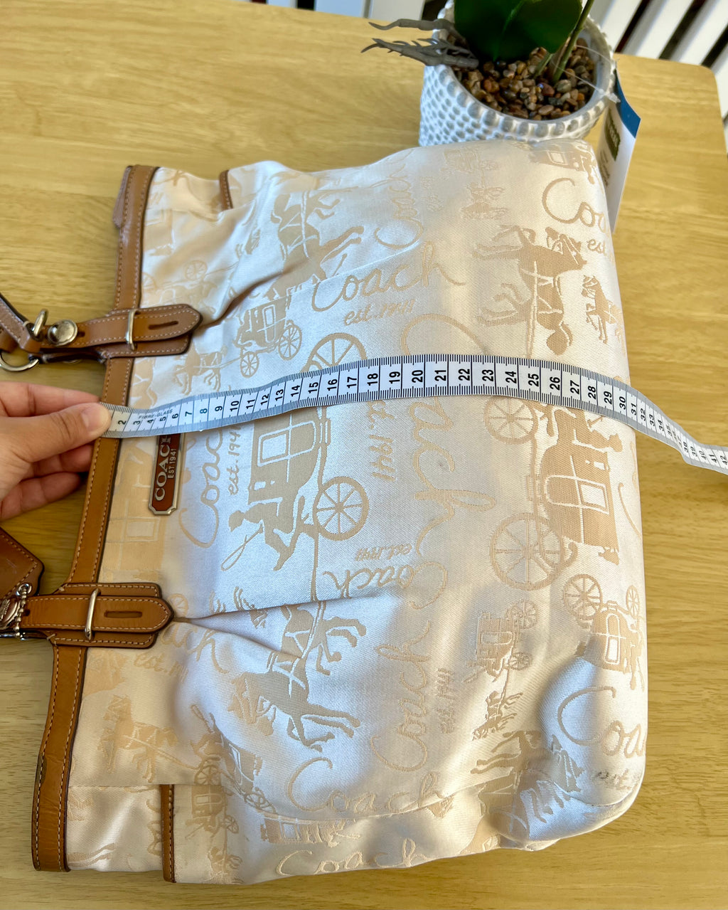 Coach Gallery Horse and Carriage Tote Bag