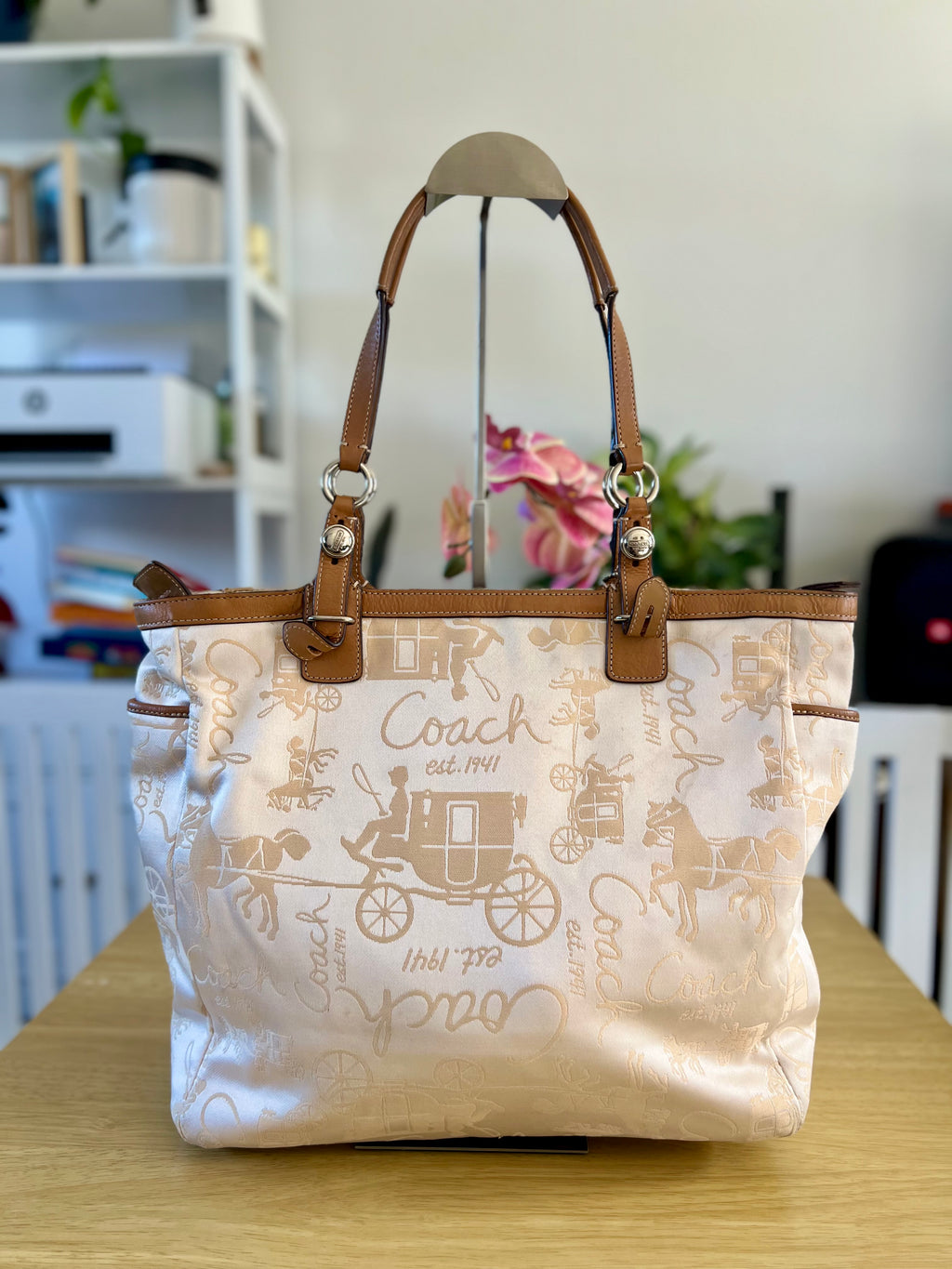 Coach Gallery Horse and Carriage Tote Bag