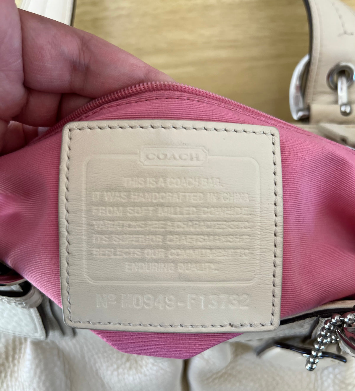 Coach Soho Pleated Pebble Leather Bag