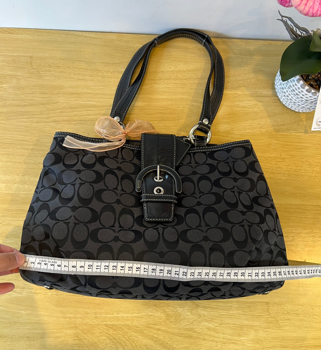 Coach Soholynn Signature C Canvas Tote Bag