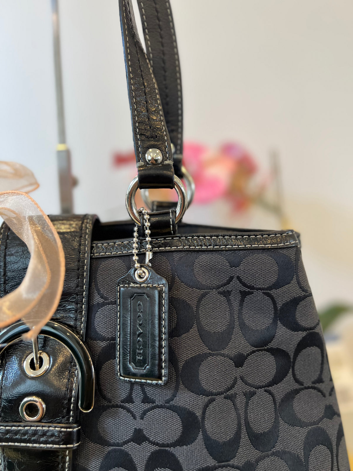 Coach Soholynn Signature C Canvas Tote Bag