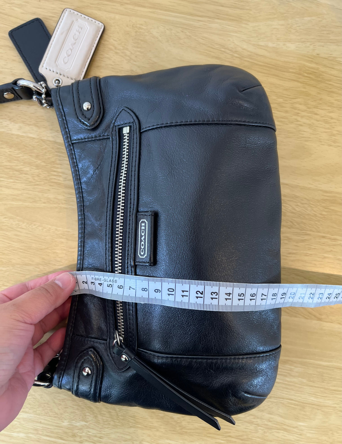Coach Daisy Demi Shoulder Leather Bag