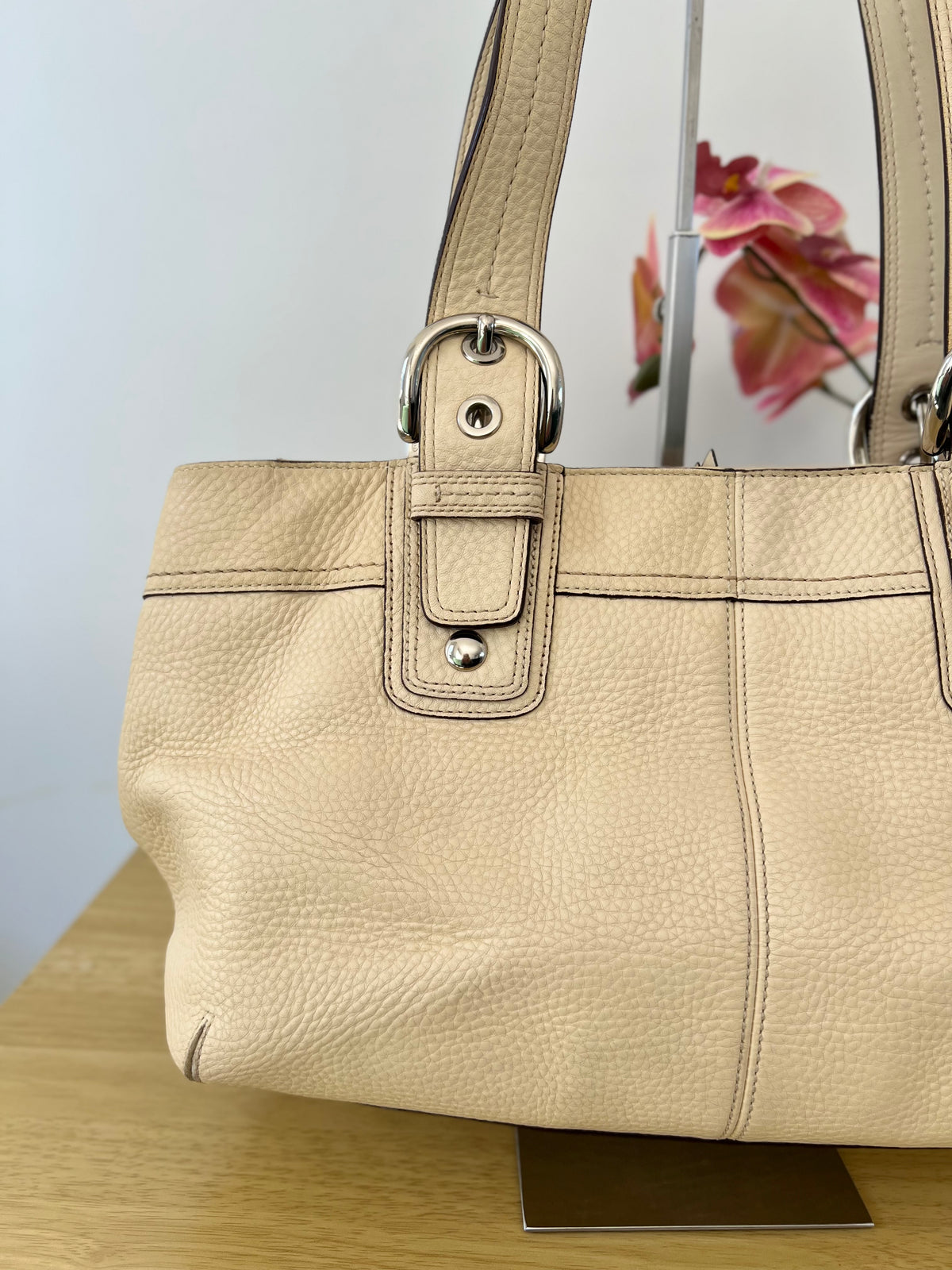 Coach Soho Pleated Pebble Leather Bag
