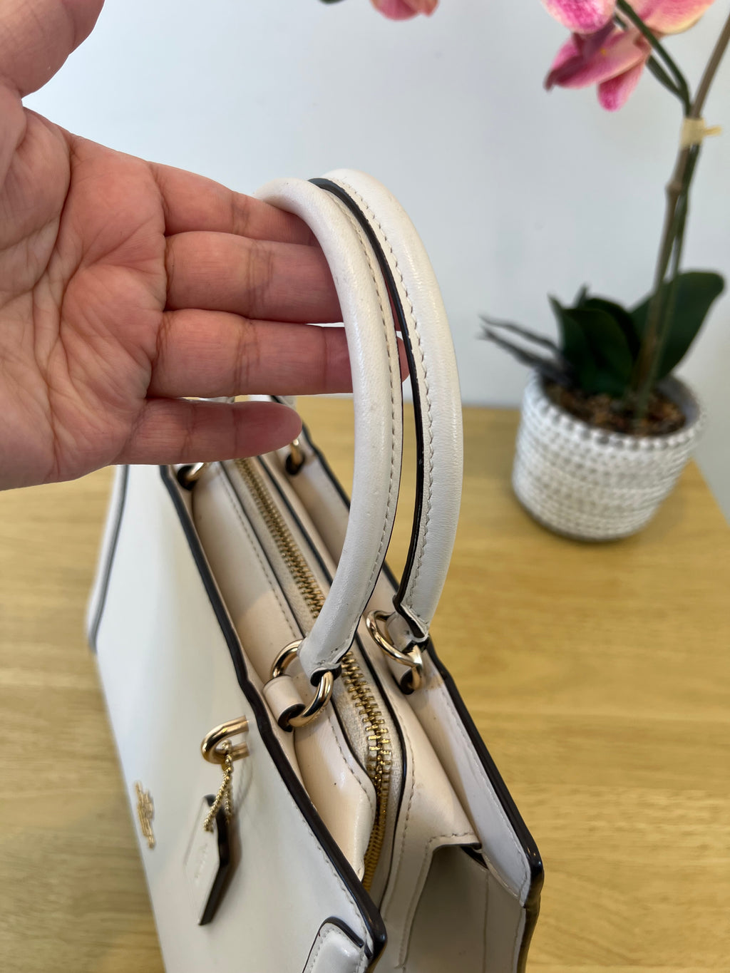 Coach Small Zoe Leather Carryall