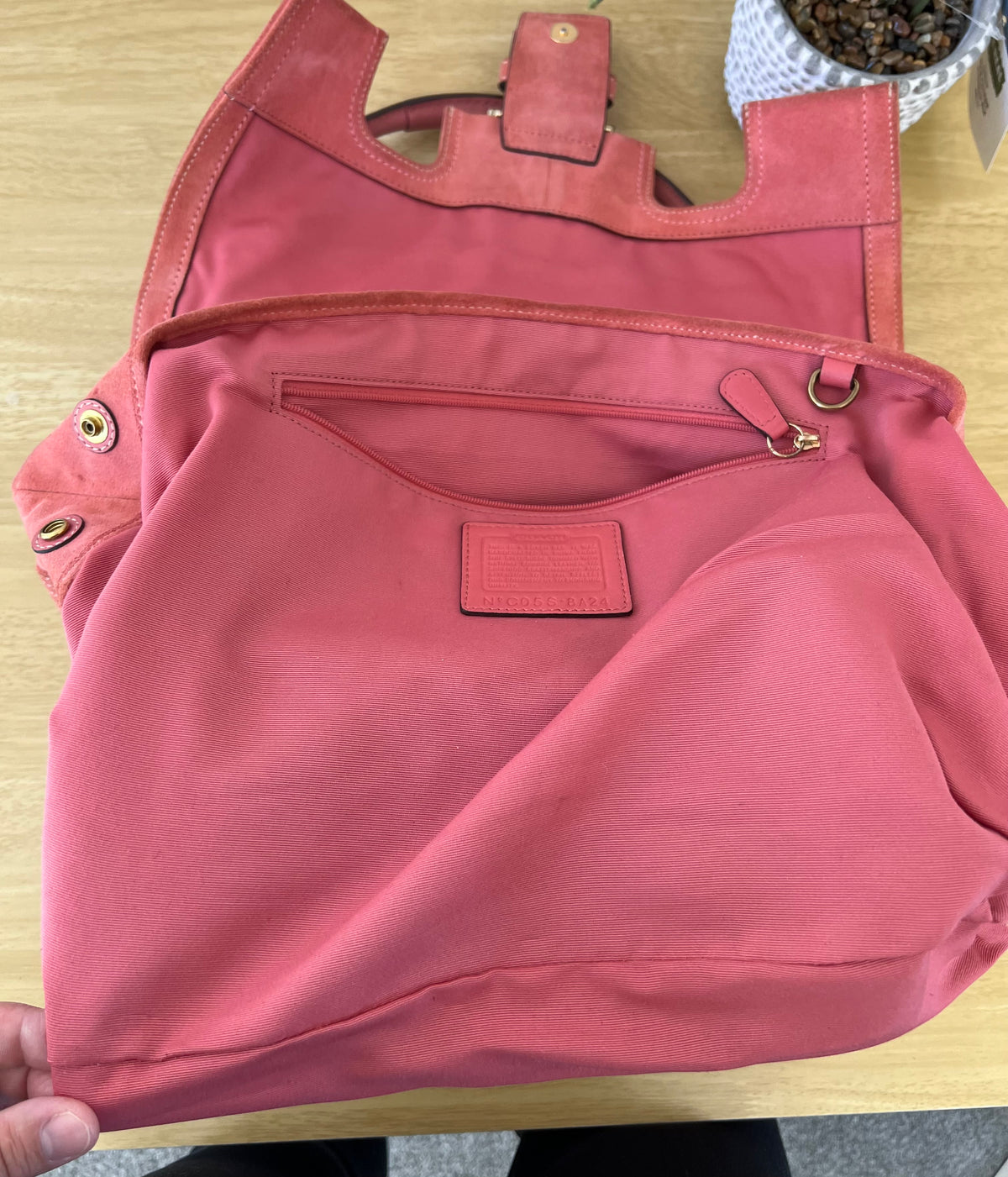Coach Vintage Soho Suede Flap Handbag