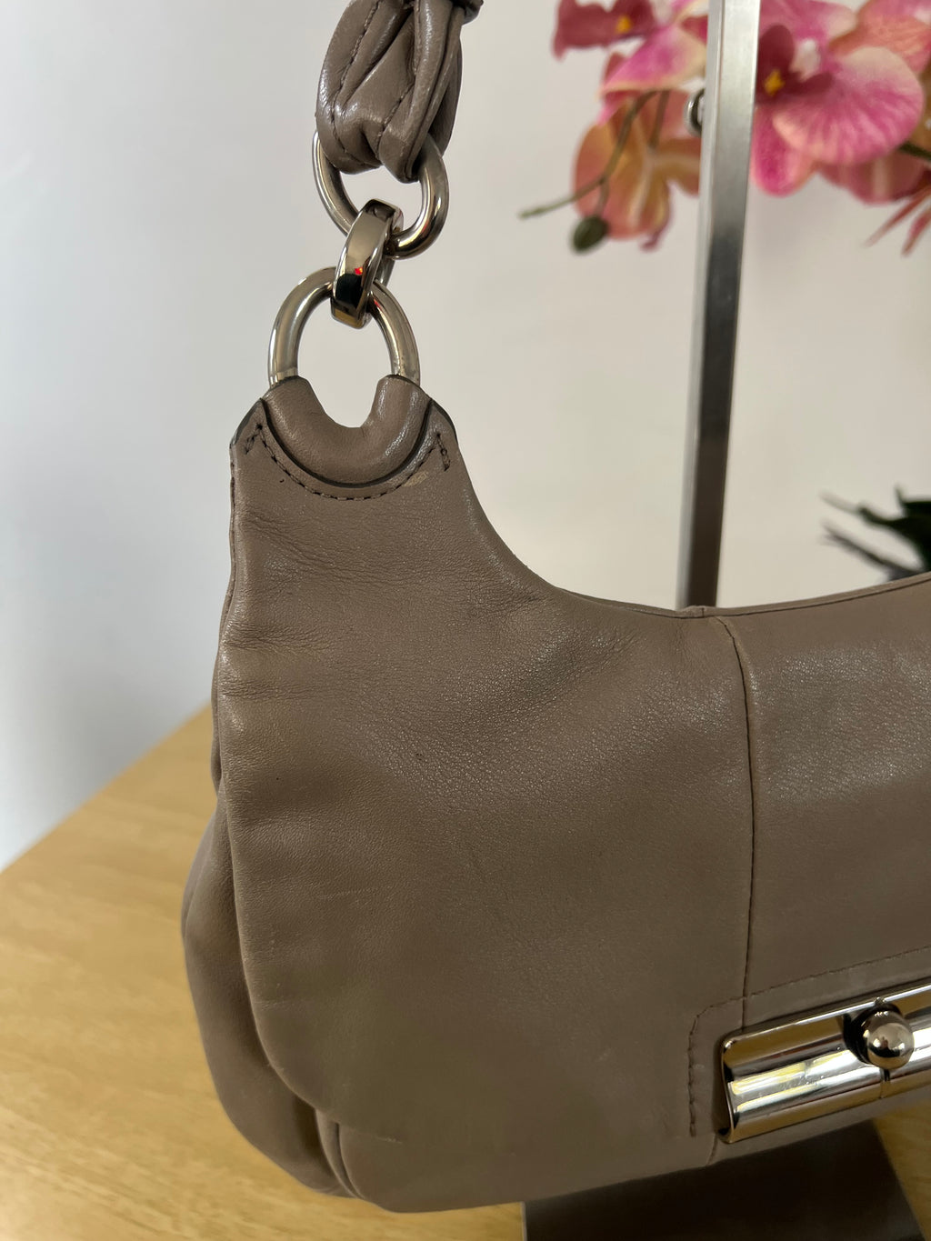 Coach Kristin Leather Hobo Bag