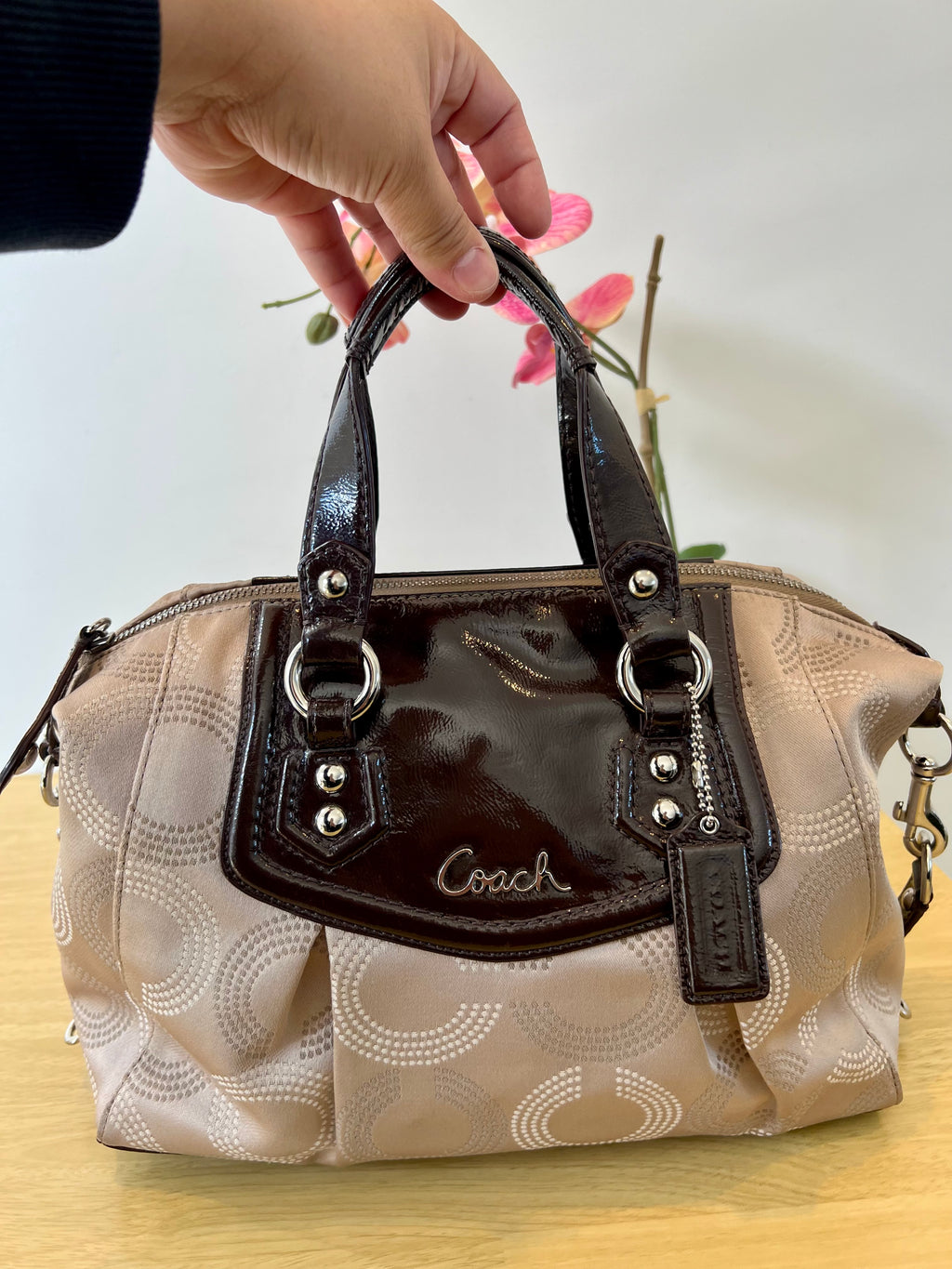 Authentic Coach Ashley satchel