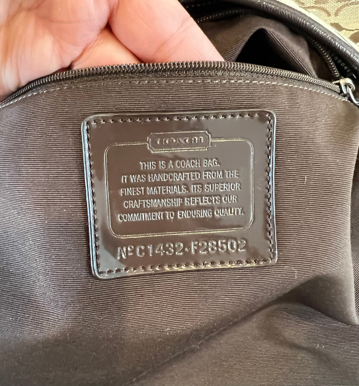 Coach Heritage Stripe Swingpack Crossbody Bag