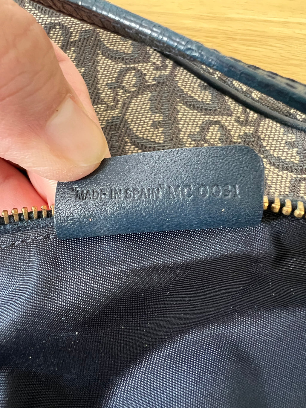 Authentic Vintage Christian Dior Saddle Pochette