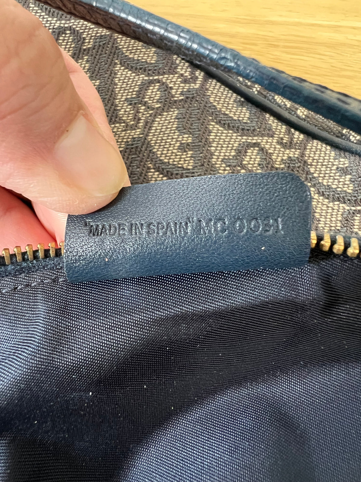 Authentic Vintage Christian Dior Saddle Pochette