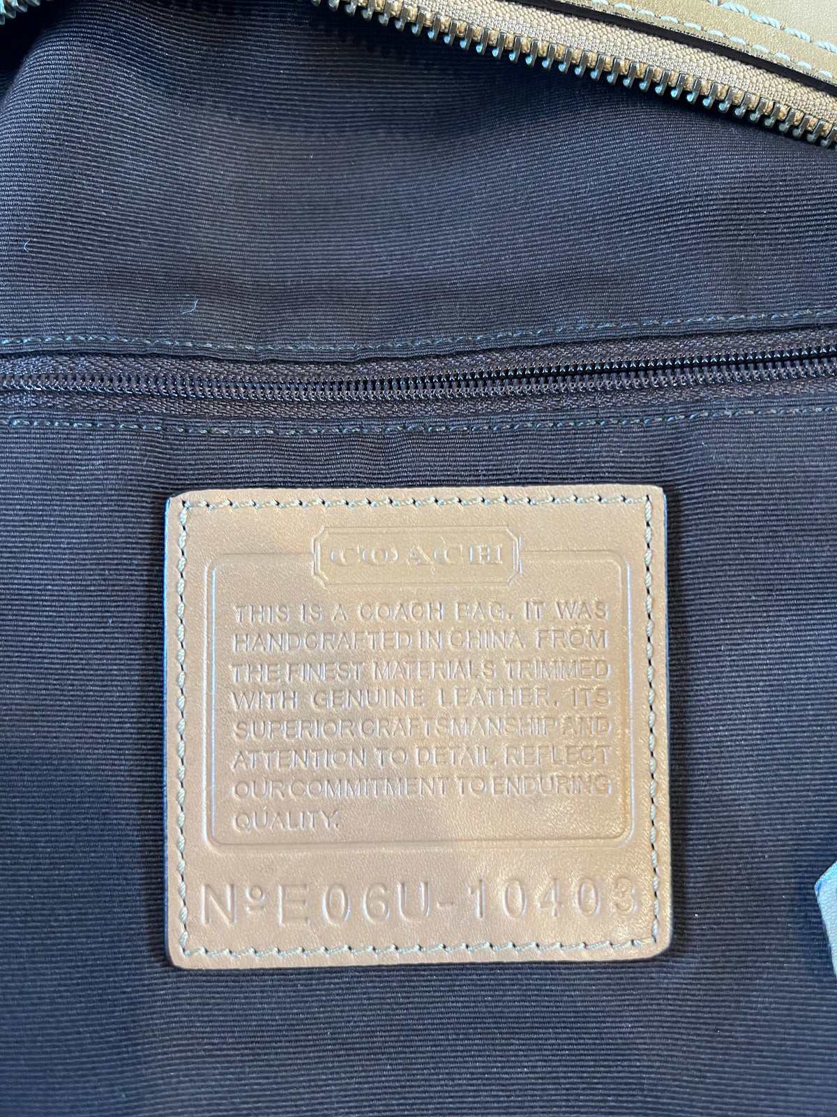Coach Signature Crossbody Bag