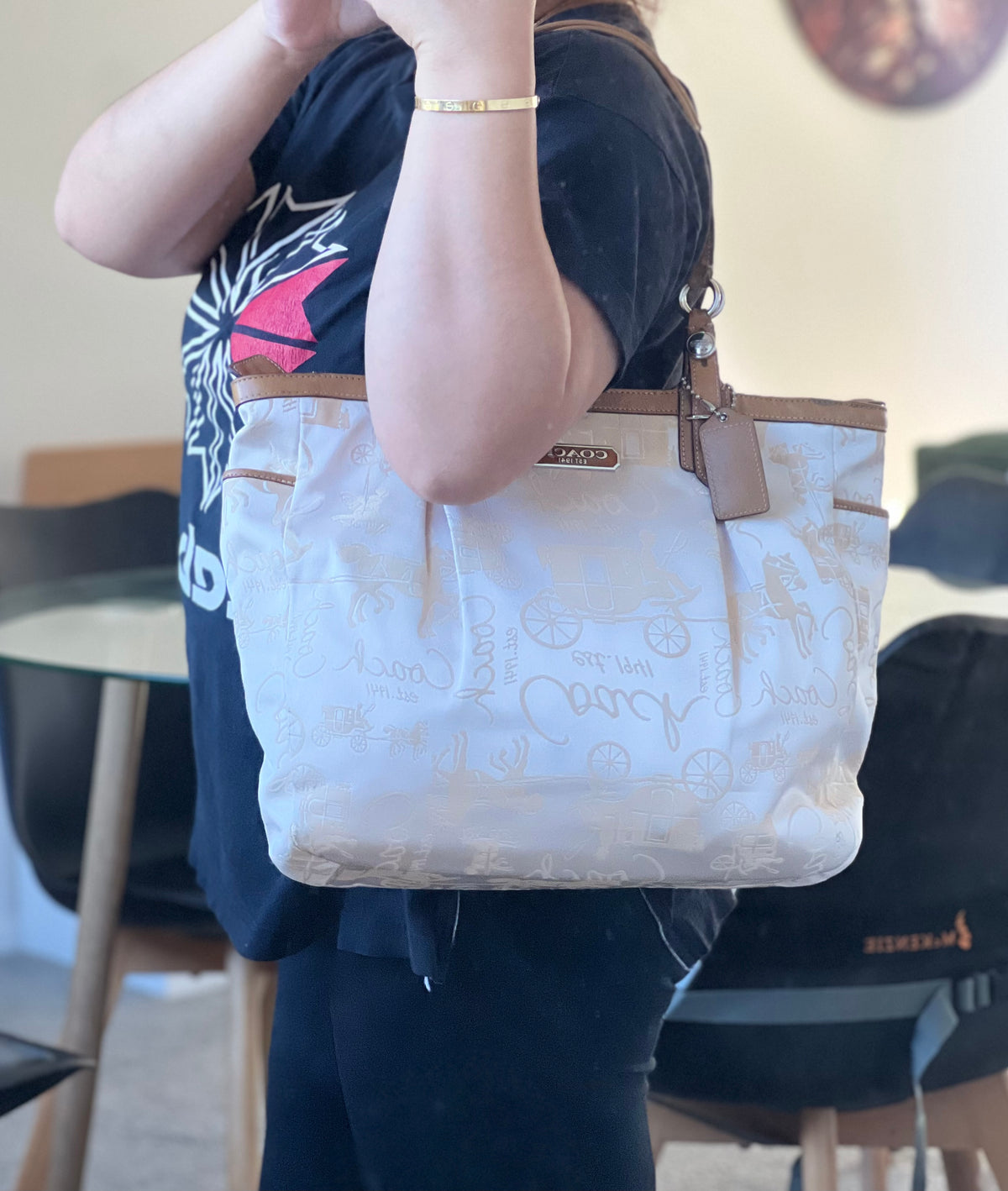 Coach Gallery Horse and Carriage Tote Bag
