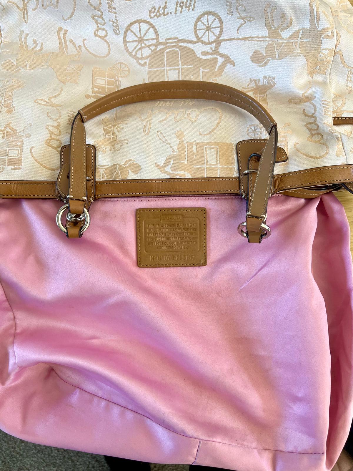 Coach Gallery Horse and Carriage Tote Bag