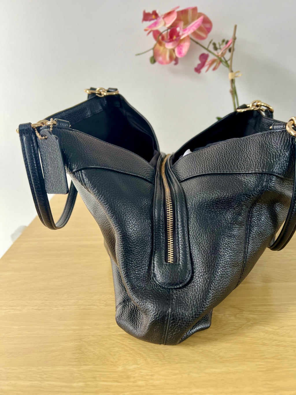 Coach Lexy Pebble Leather Bag