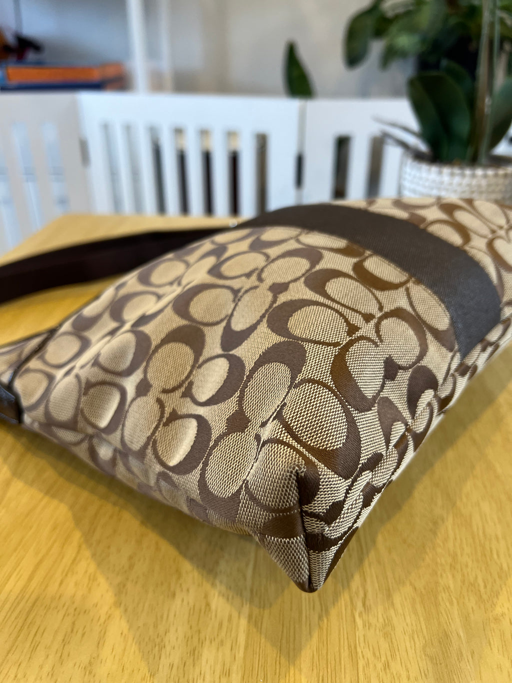 Coach Heritage Stripe Swingpack Crossbody Bag