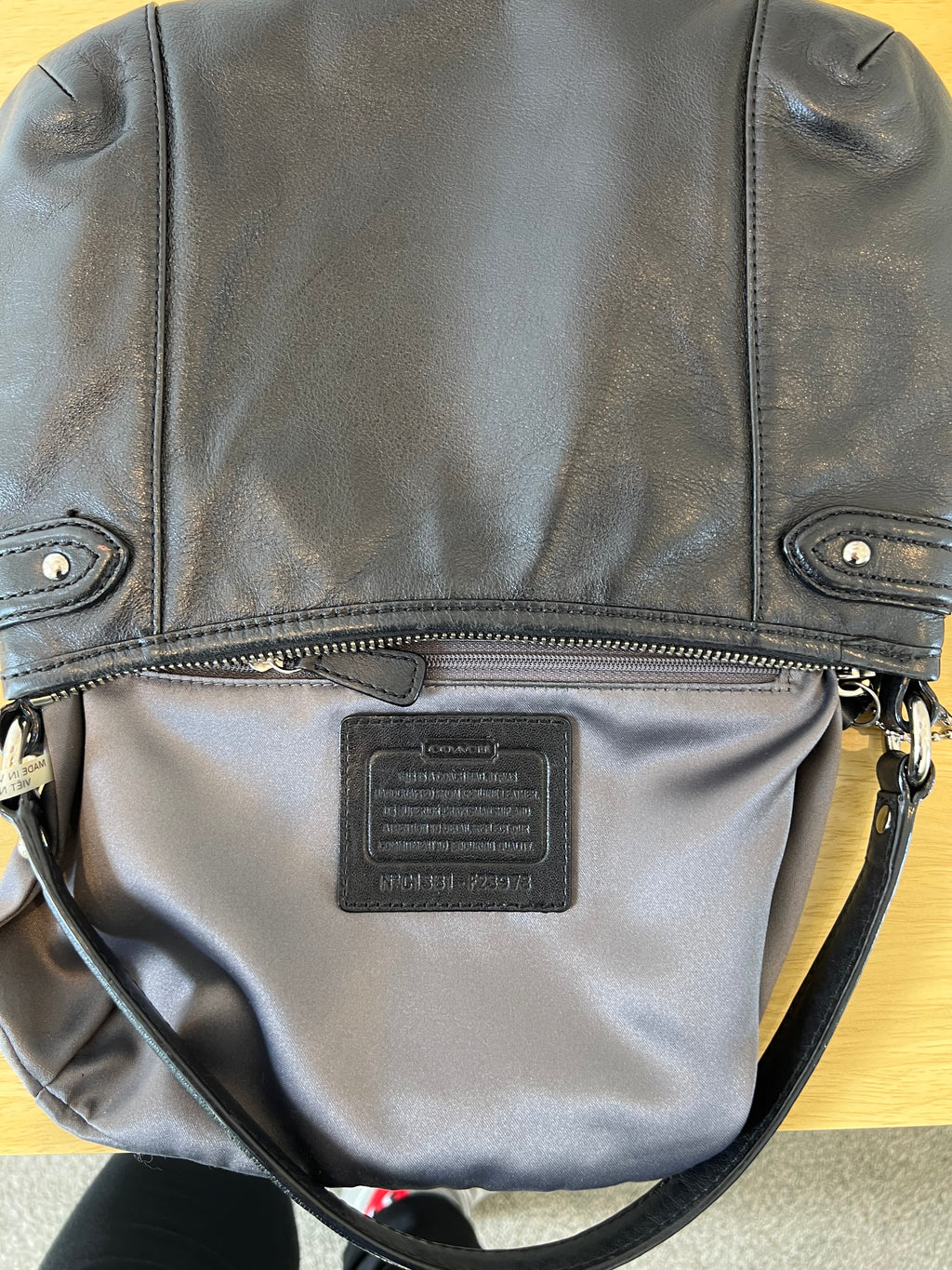 Coach Daisy Demi Shoulder Leather Bag