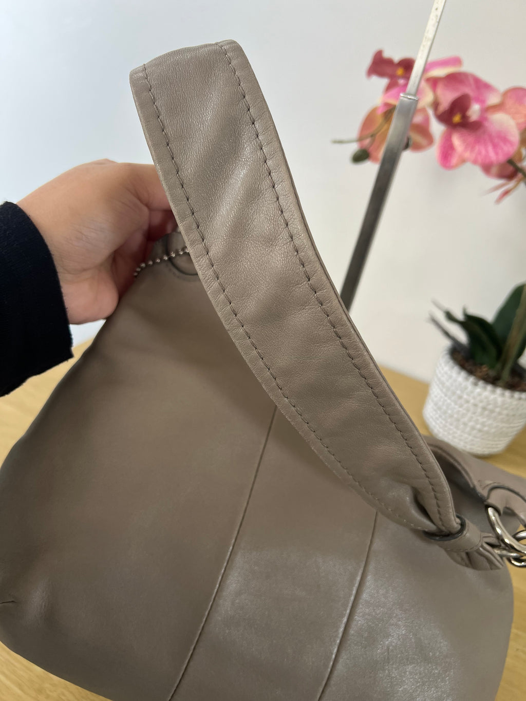 Coach Kristin Leather Hobo Bag