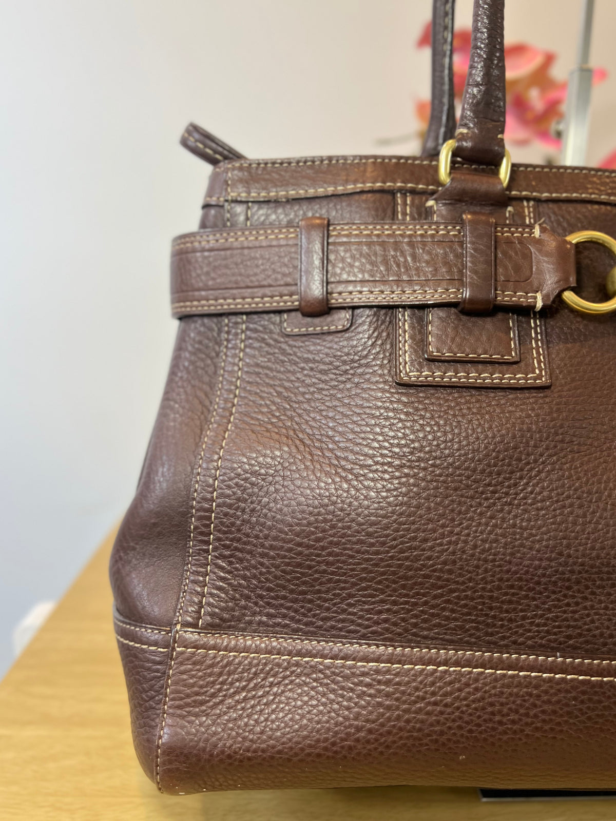 Authentic Coach Hamptons Shoulder Bag