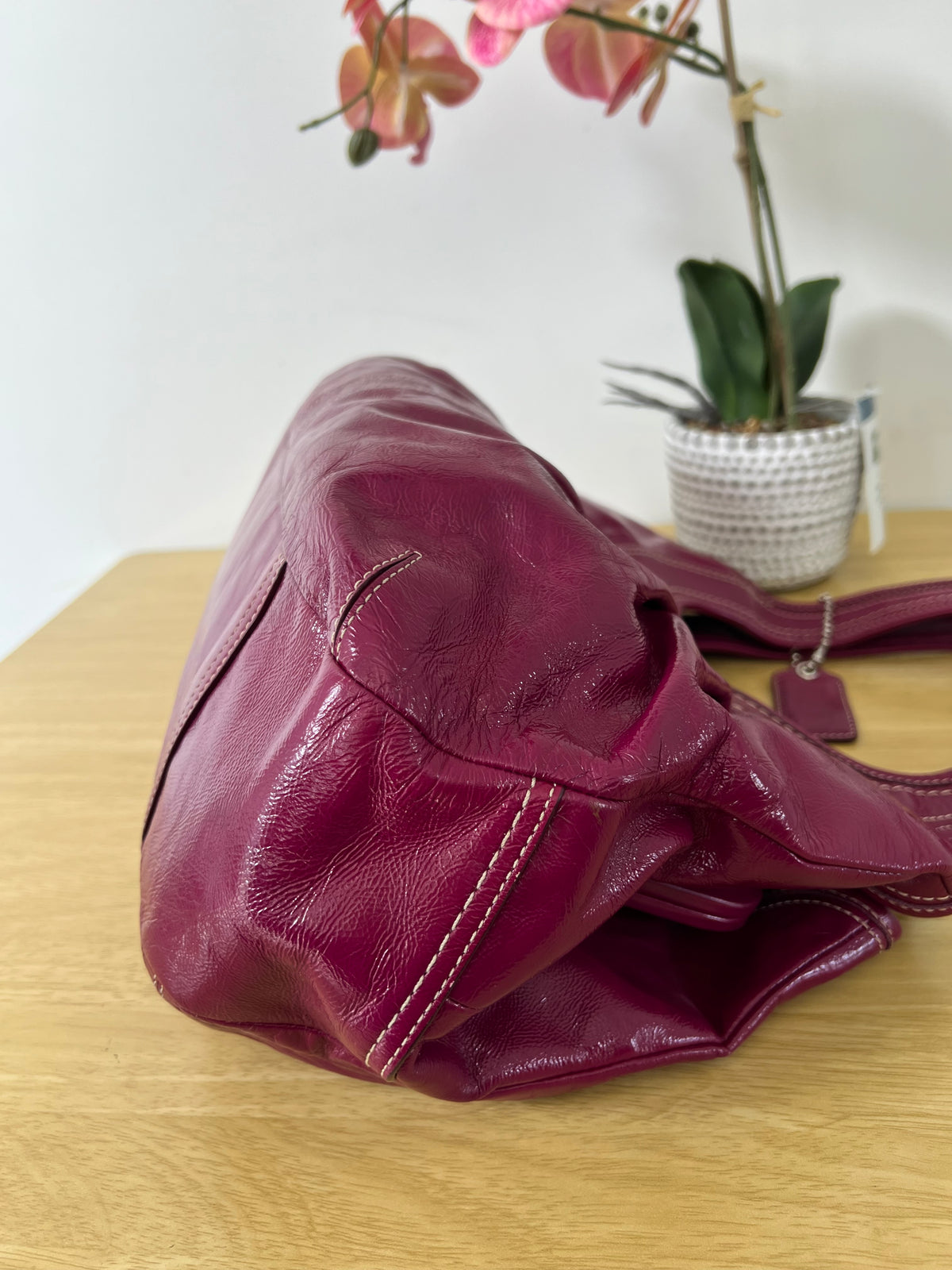 Coach Ergo Kisslock Pleated Bag
