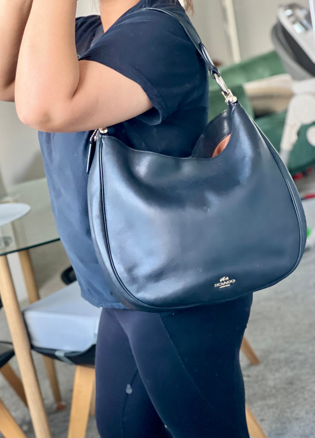 Coach Nomad Hobo Leather Bag
