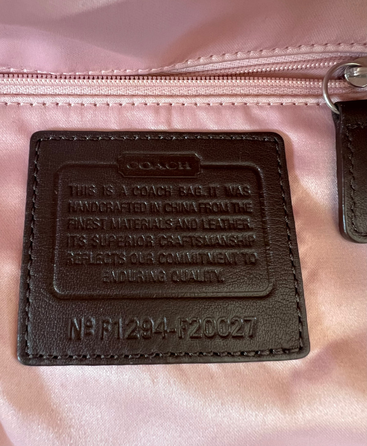 Authentic Coach Ashley satchel