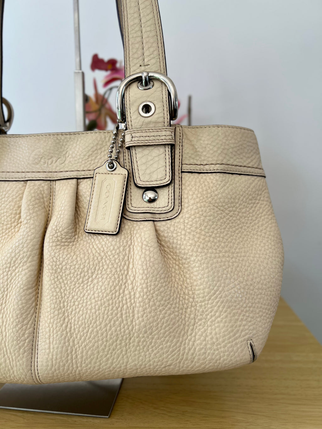 Coach Soho Pleated Pebble Leather Bag