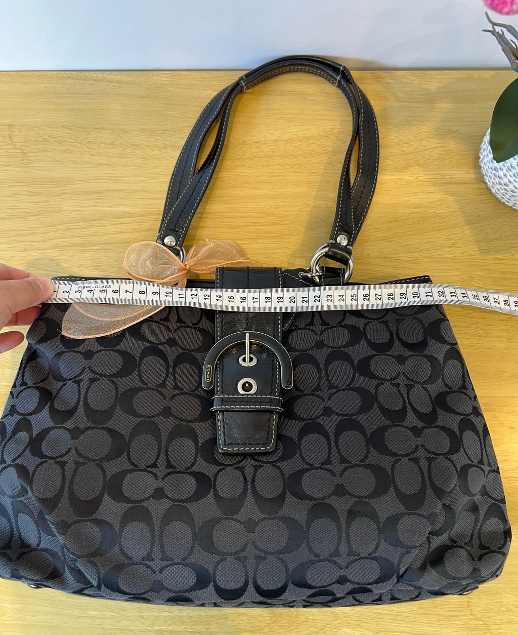 Coach Soholynn Signature C Canvas Tote Bag