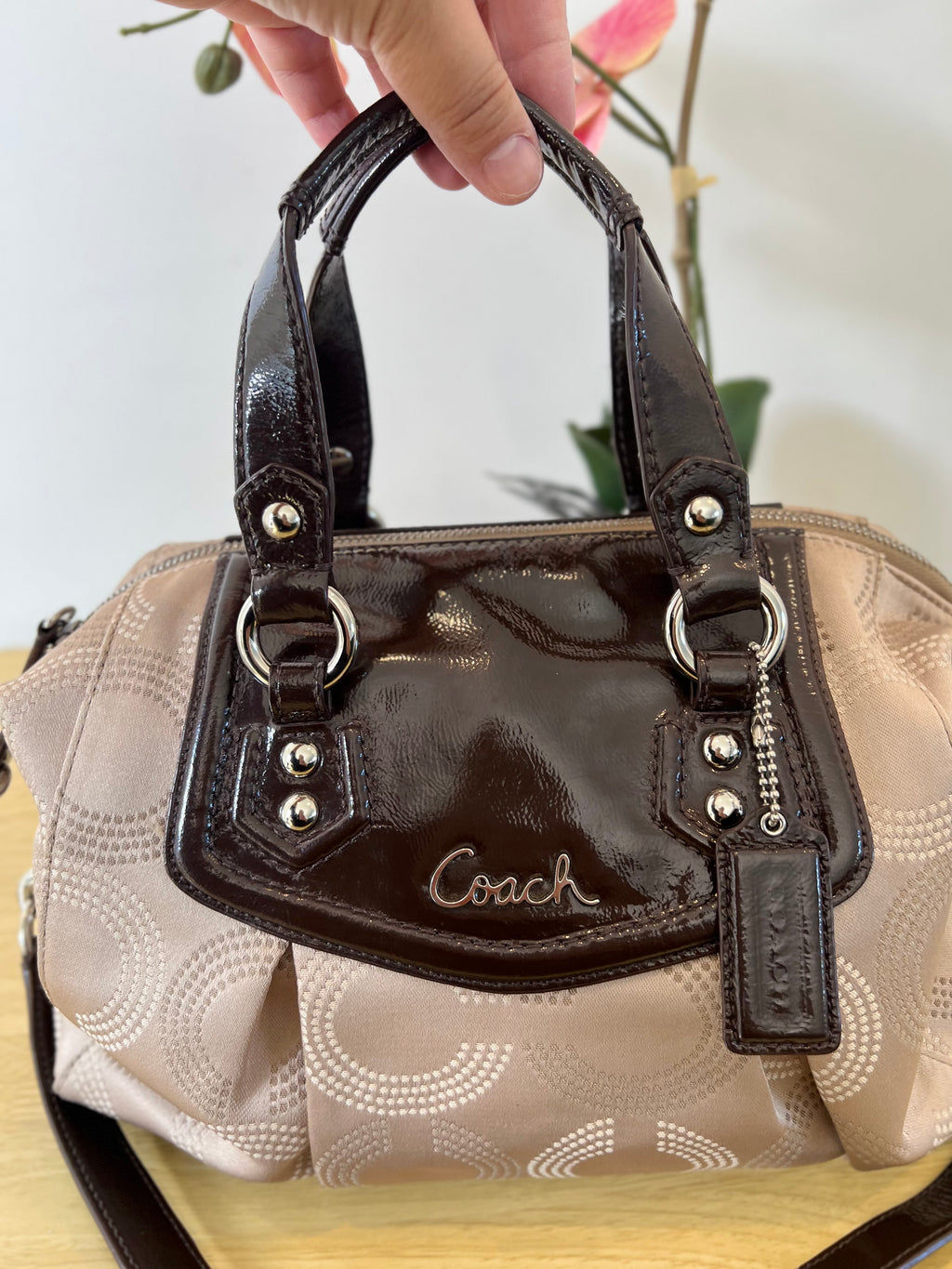Authentic Coach Ashley satchel