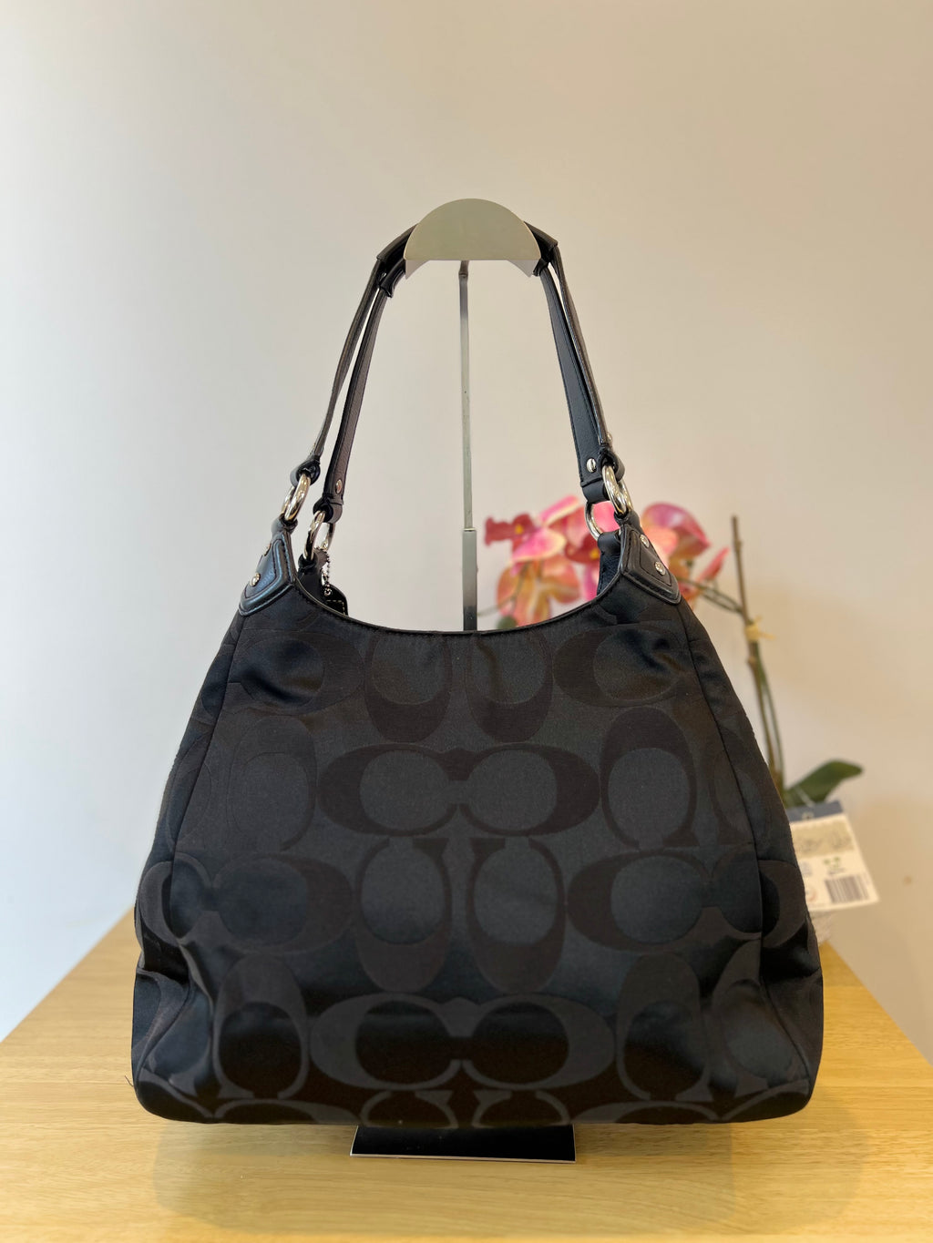 Coach Campbell Signature Bag in Black