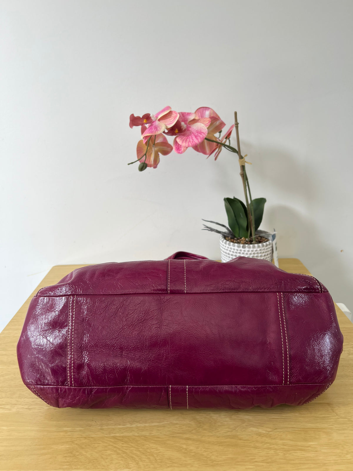 Coach Ergo Kisslock Pleated Bag