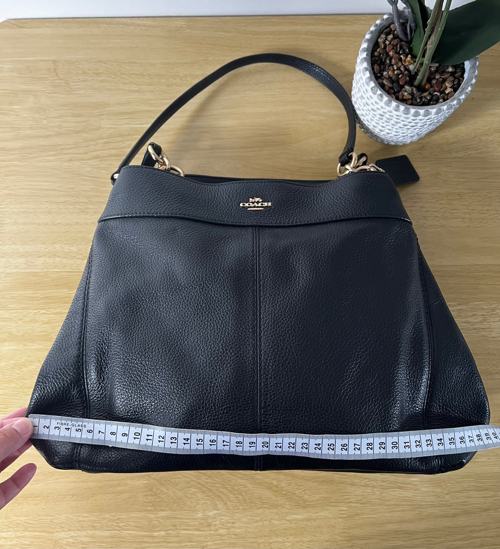 Coach Lexy Pebble Leather Bag