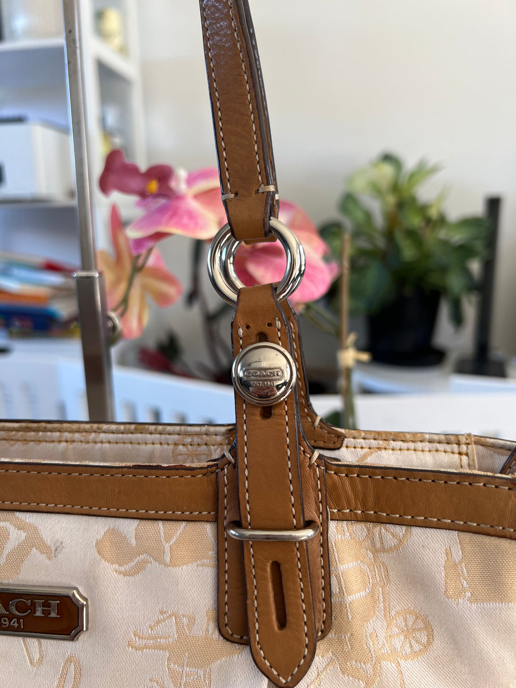 Coach Gallery Horse and Carriage Tote Bag