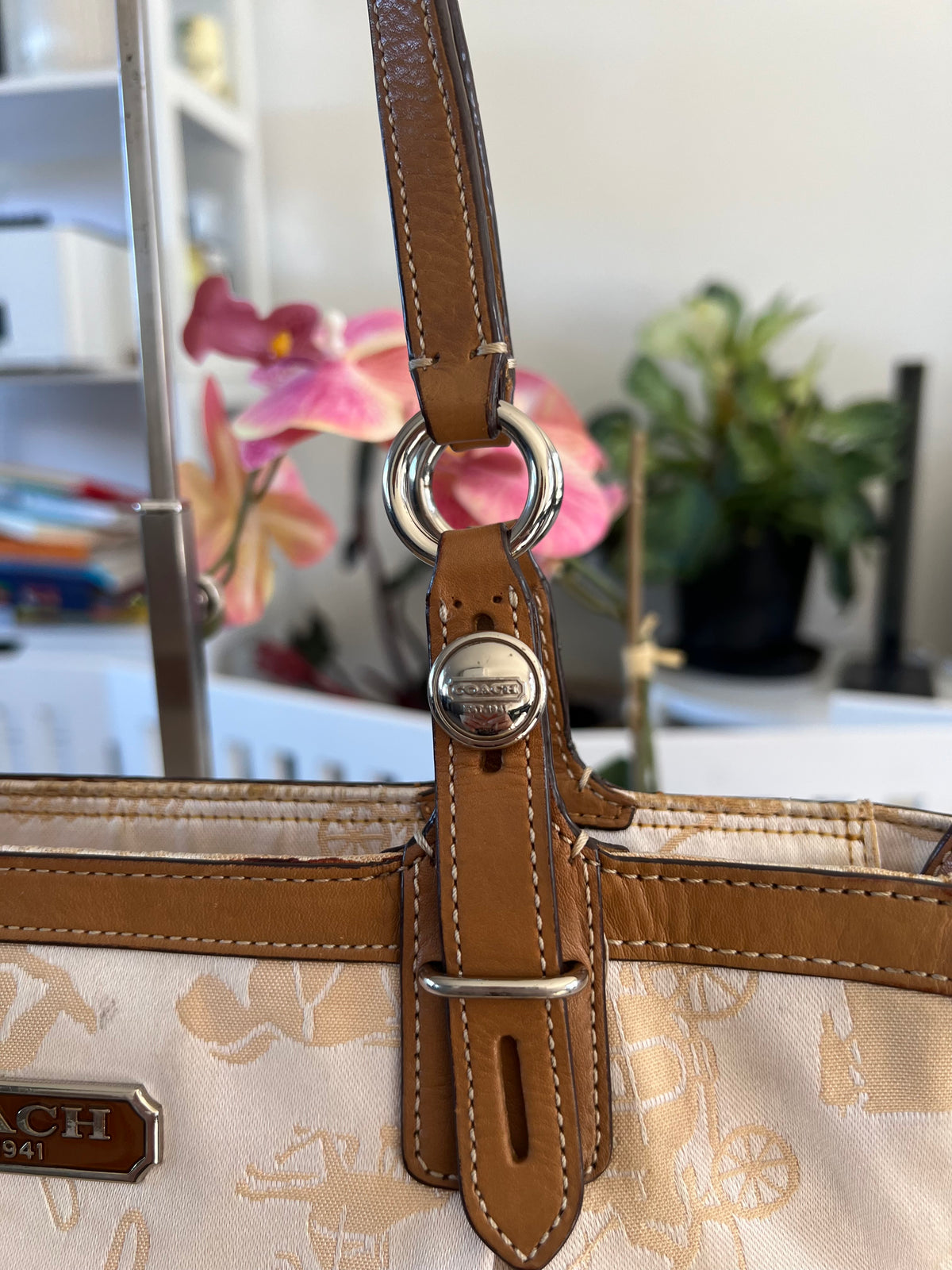 Coach Gallery Horse and Carriage Tote Bag