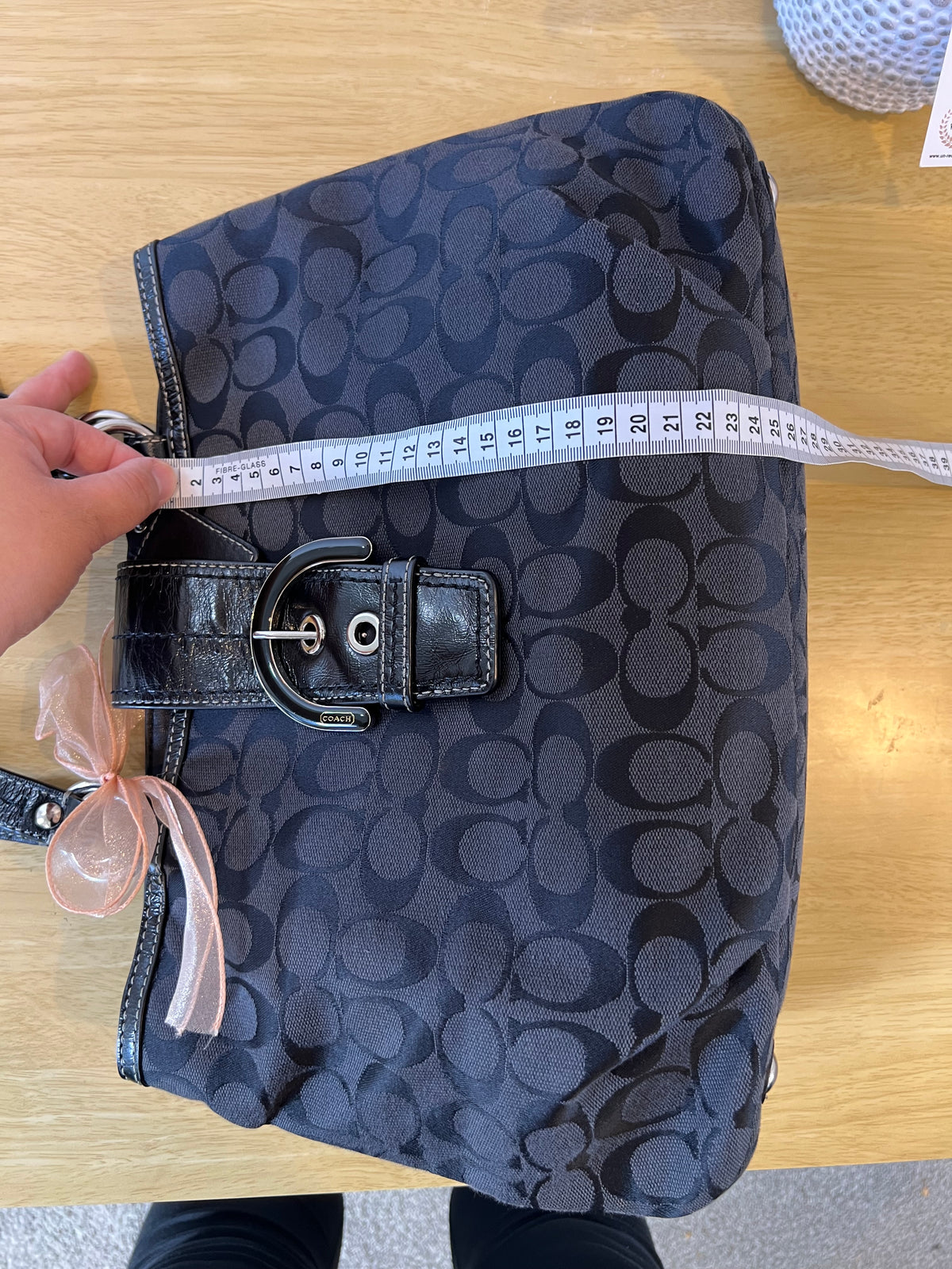 Coach Soholynn Signature C Canvas Tote Bag