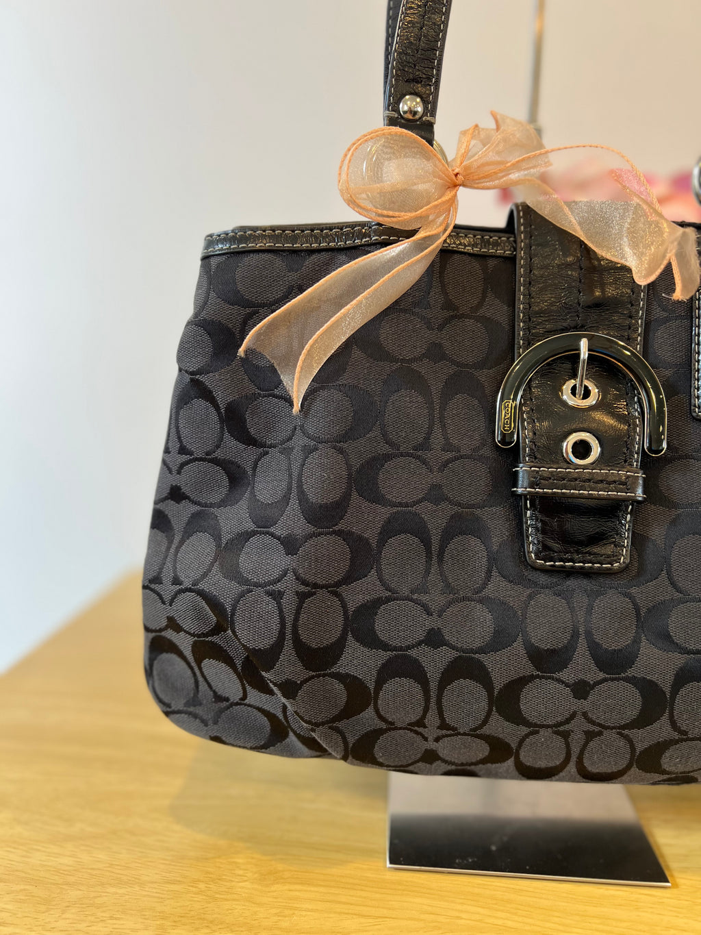 Coach Soholynn Signature C Canvas Tote Bag