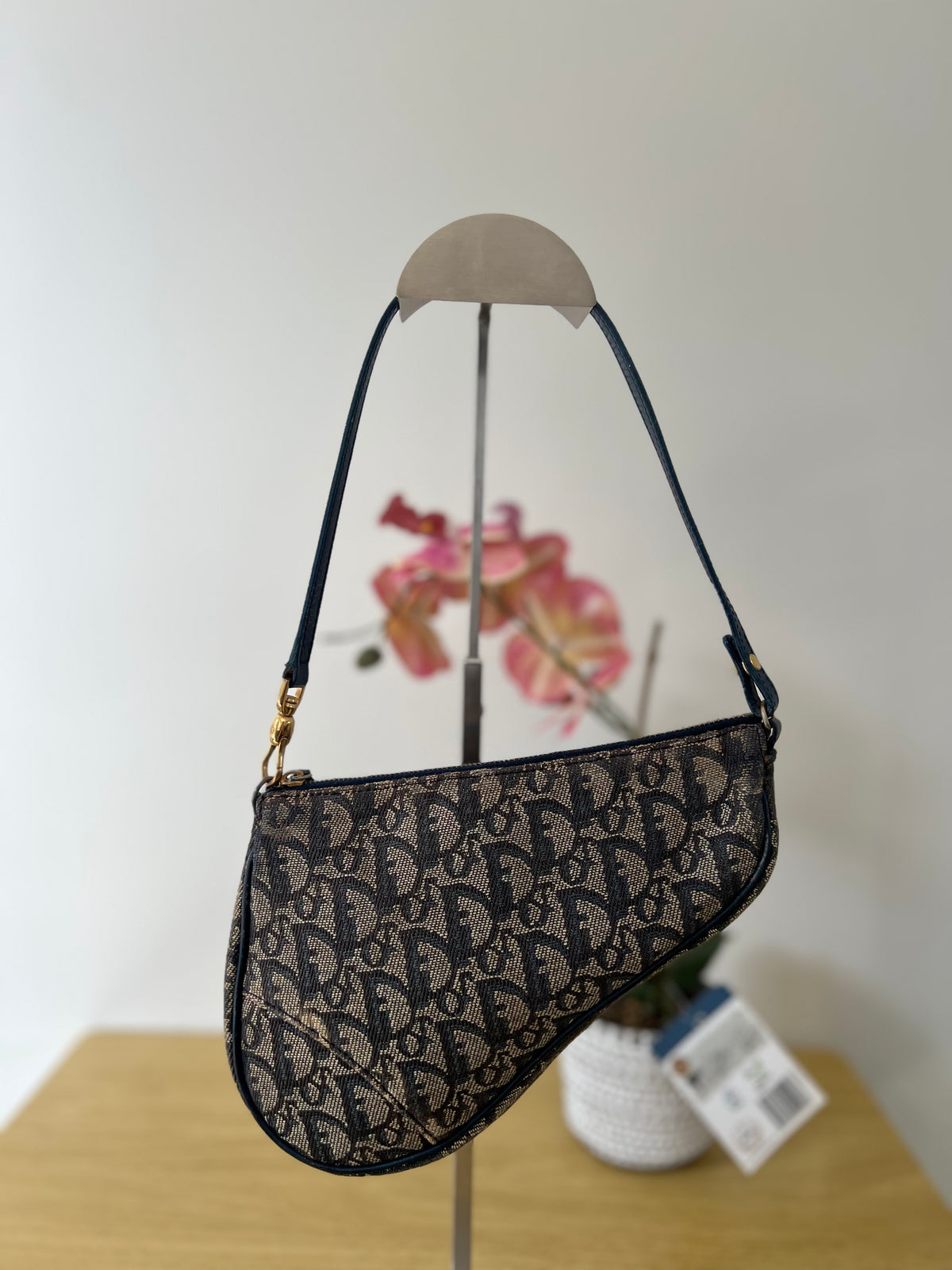 Authentic Vintage Christian Dior Saddle Pochette