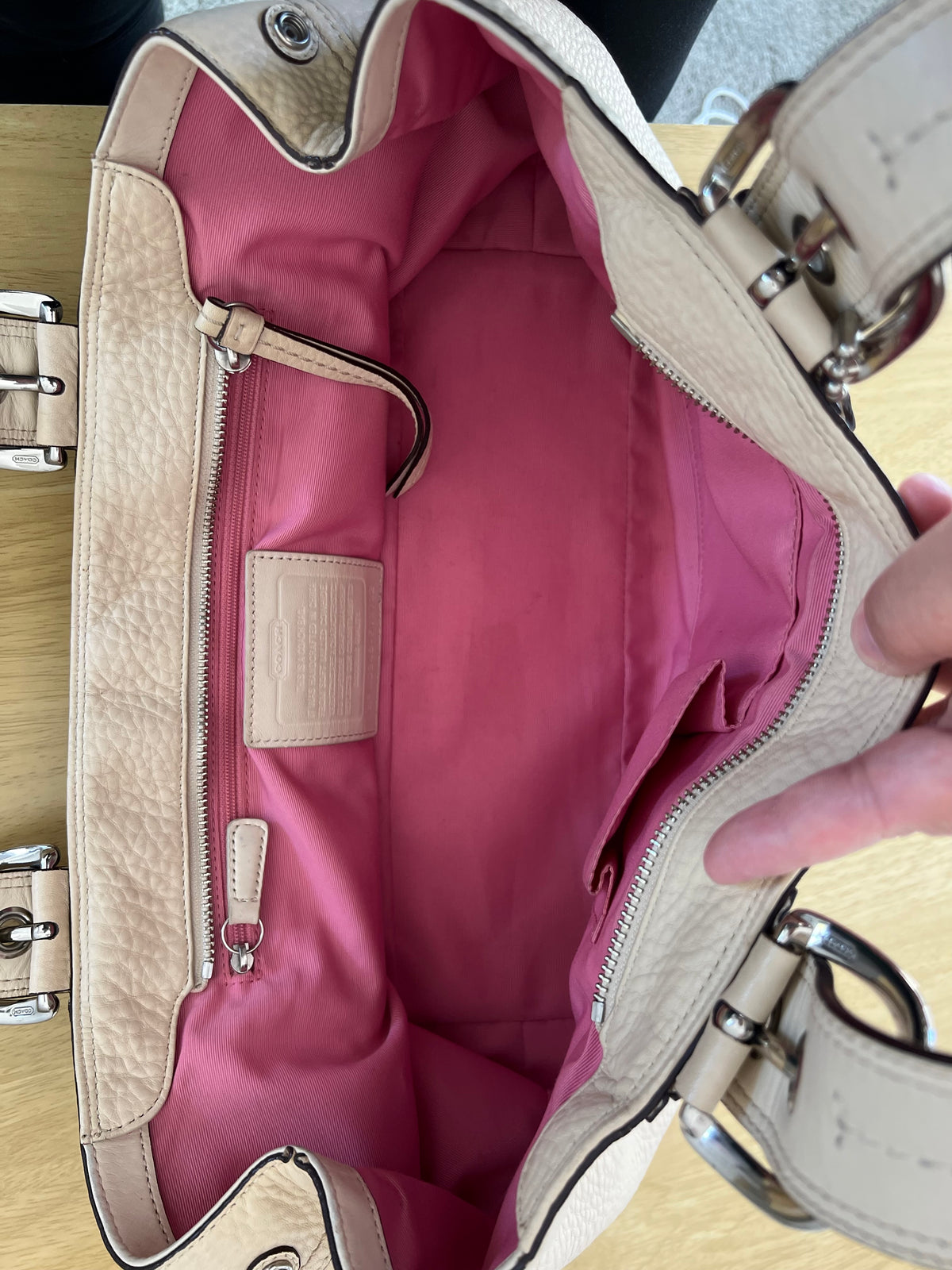 Coach Soho Pleated Pebble Leather Bag