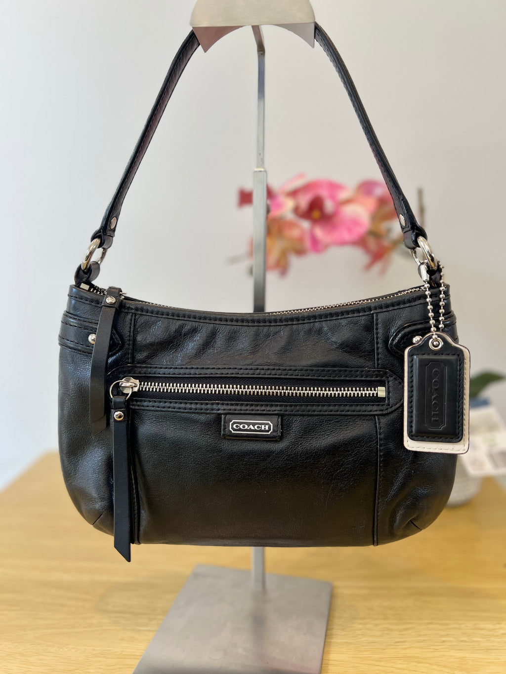 Coach Daisy Demi Shoulder Leather Bag