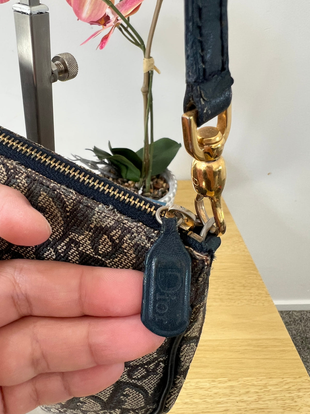 Authentic Vintage Christian Dior Saddle Pochette