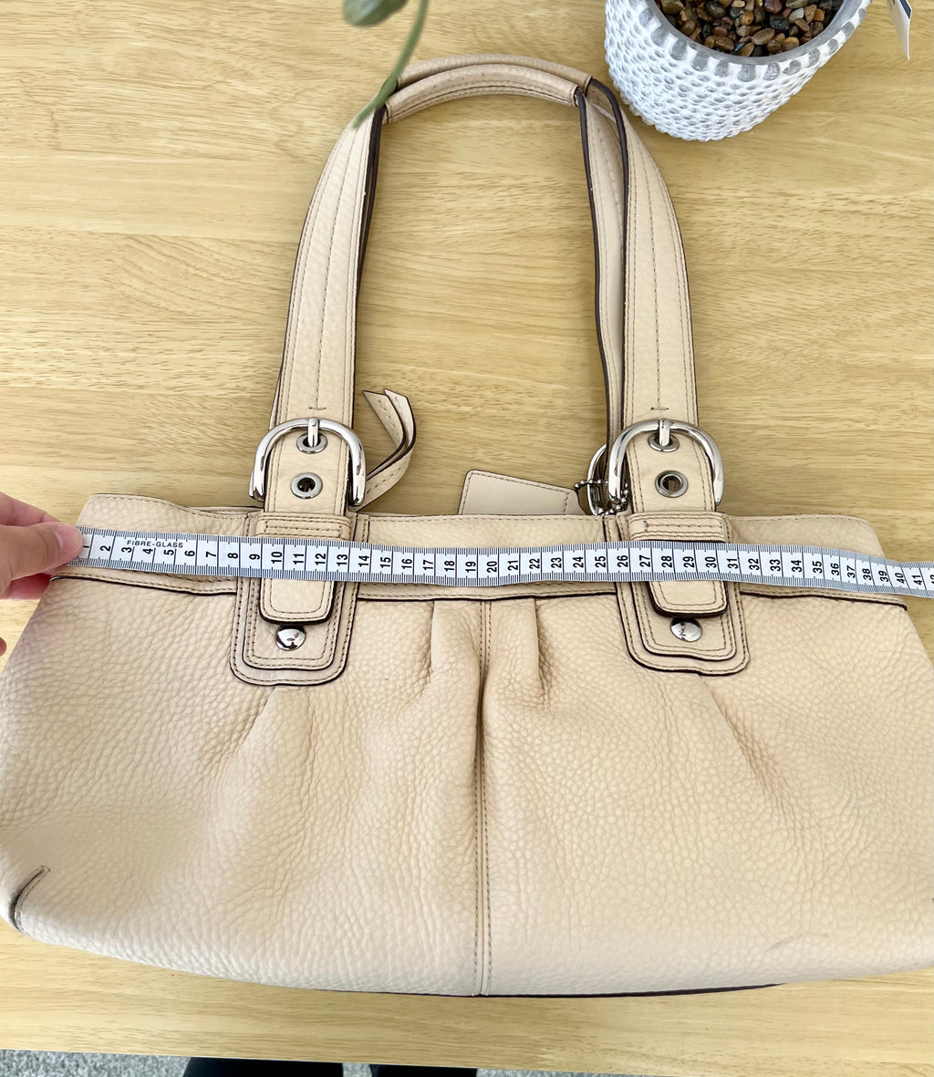 Coach Soho Pleated Pebble Leather Bag
