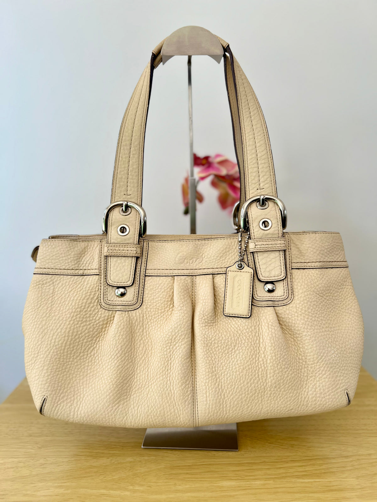 Coach Soho Pleated Pebble Leather Bag