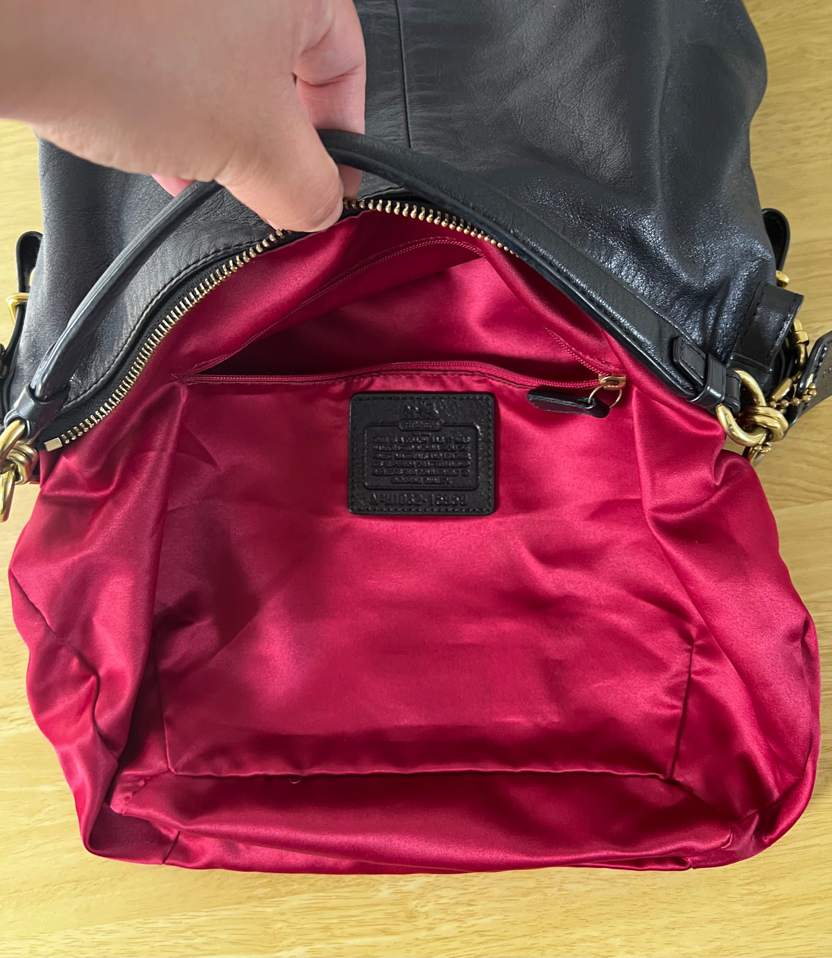 Coach Madison Hobo Leather Bag