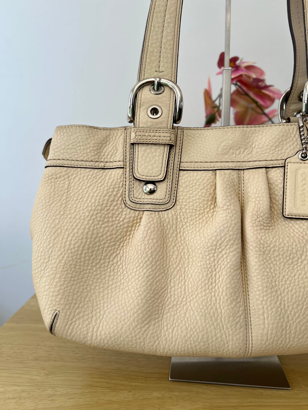 Coach Soho Pleated Pebble Leather Bag