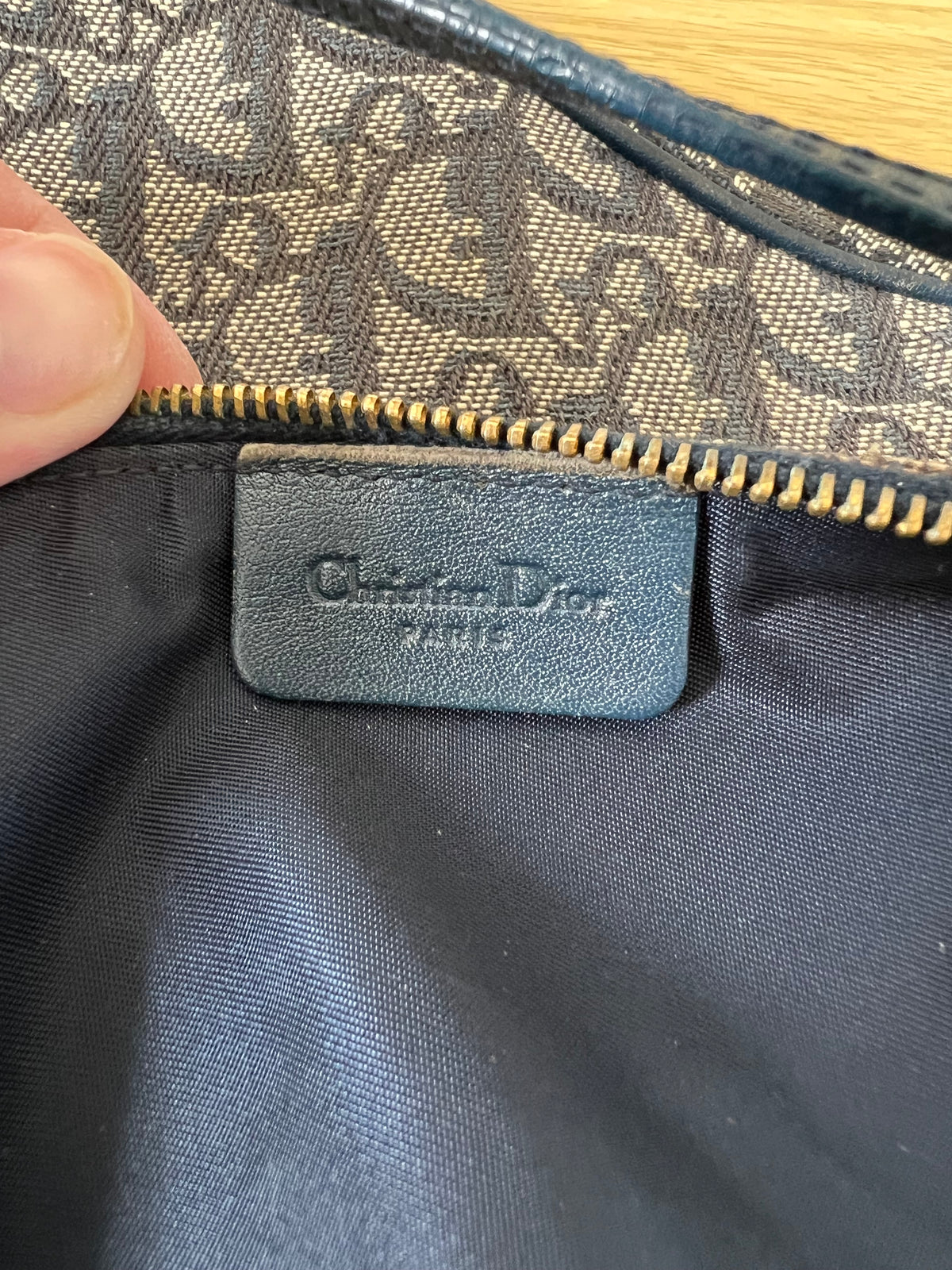 Authentic Vintage Christian Dior Saddle Pochette