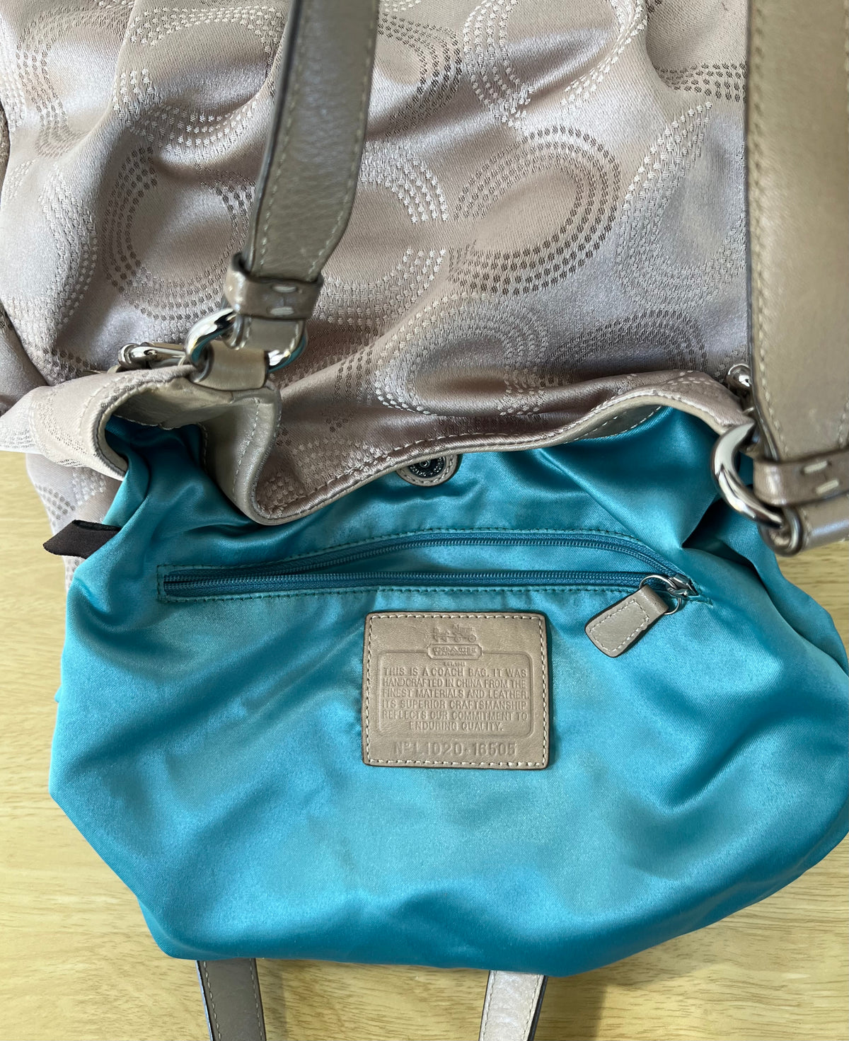 Coach Madison Dotted Op Art Hobo Bag
