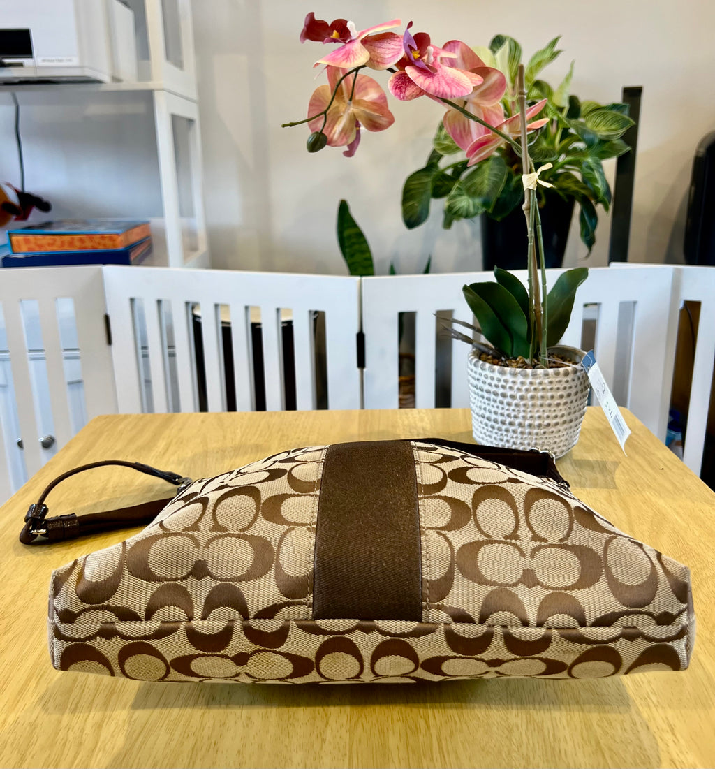 Coach Heritage Stripe Swingpack Crossbody Bag