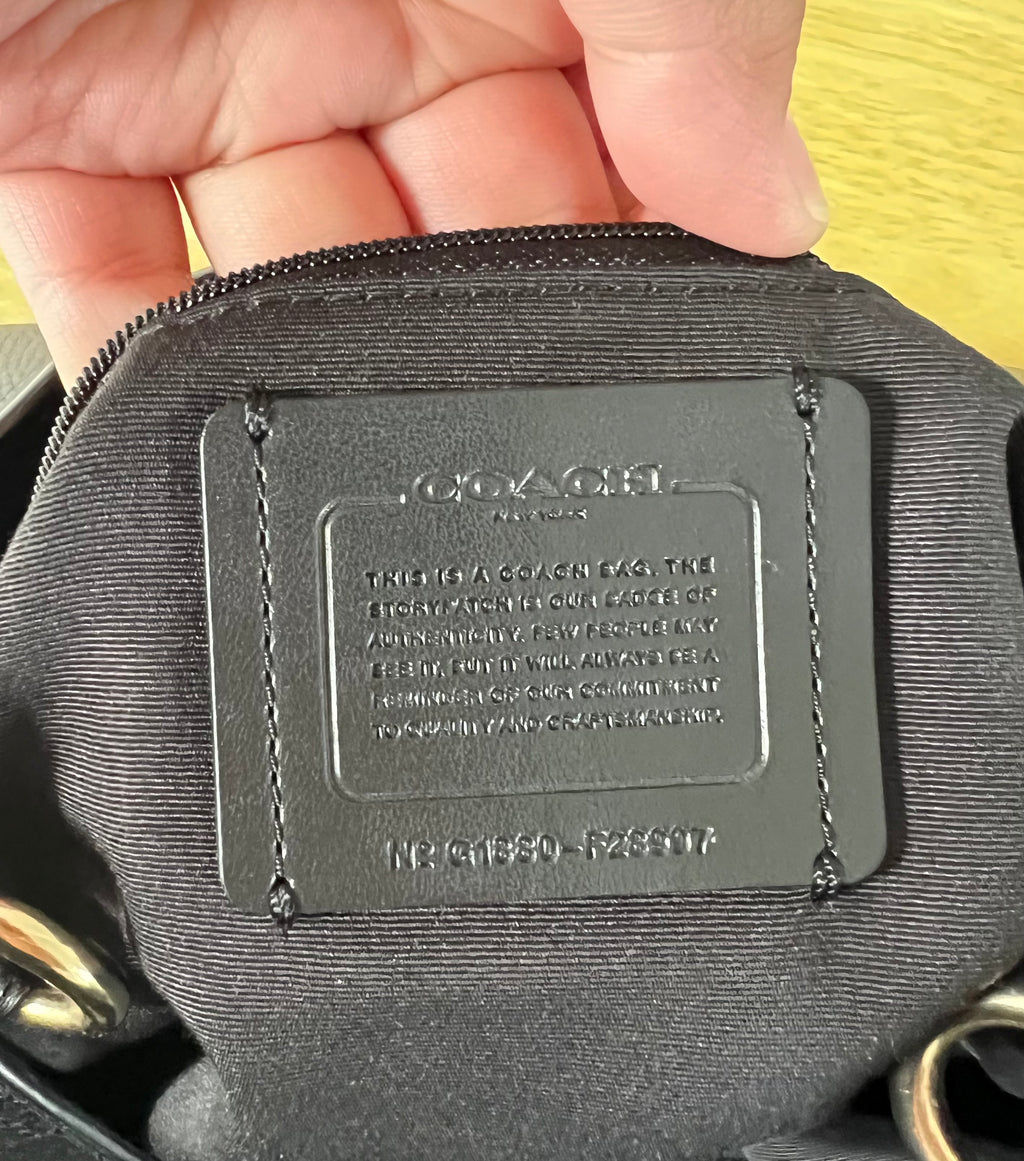 Coach Lexy Pebble Leather Bag