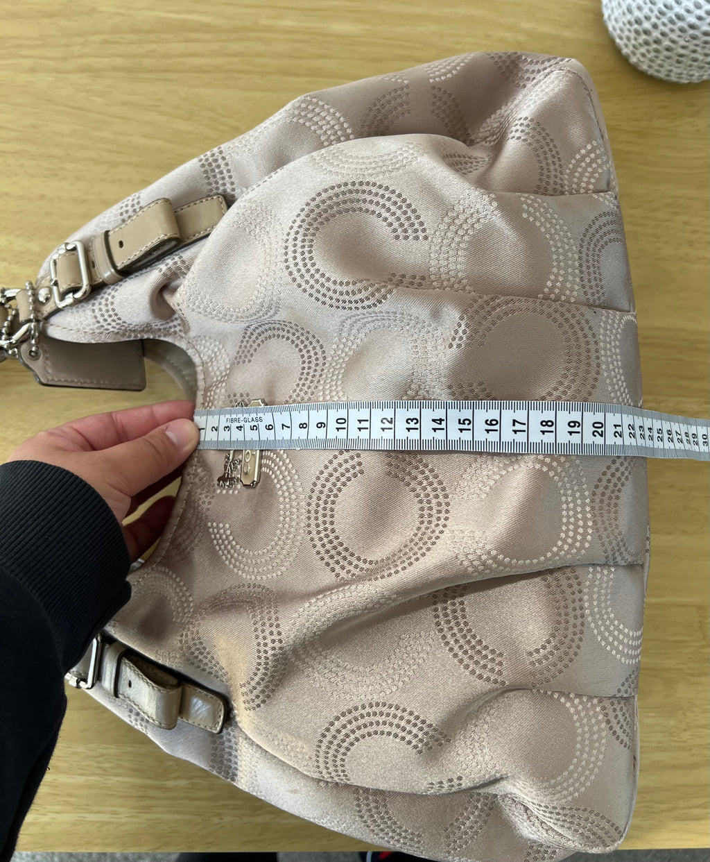 Coach Madison Dotted Op Art Hobo Bag