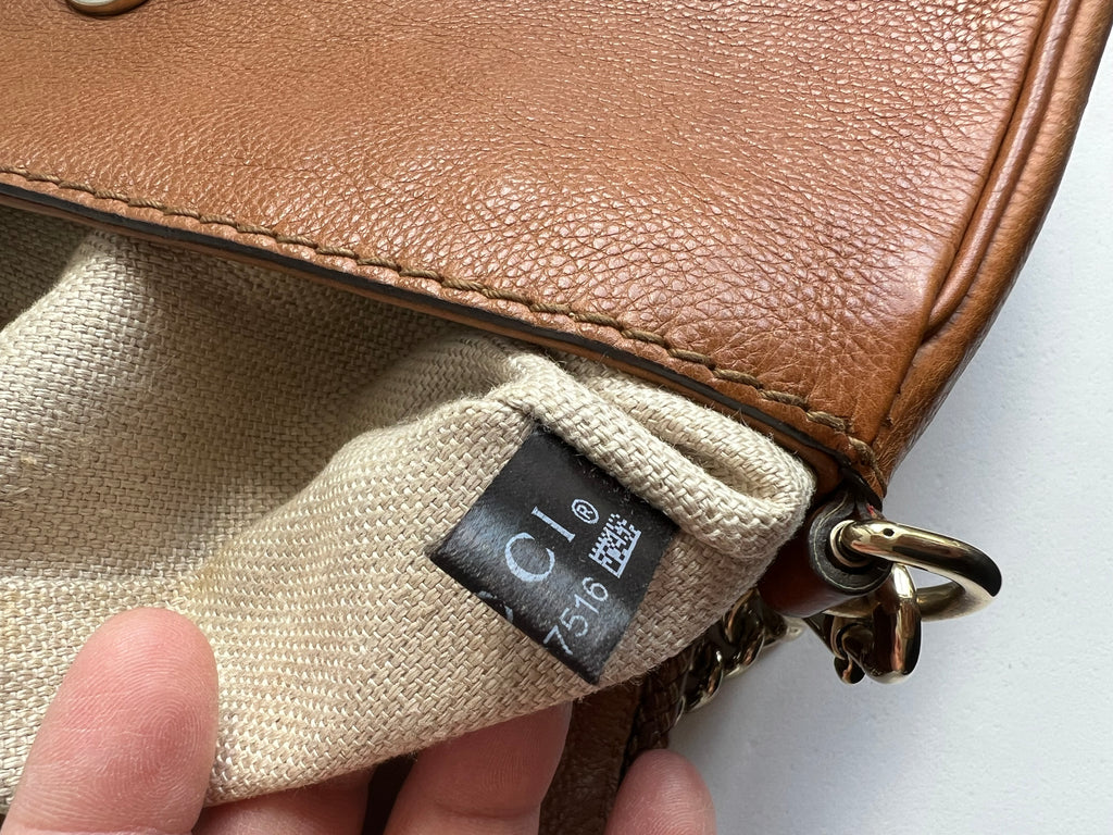 Authentic Gucci Marrakech Chain Shoulder Bag