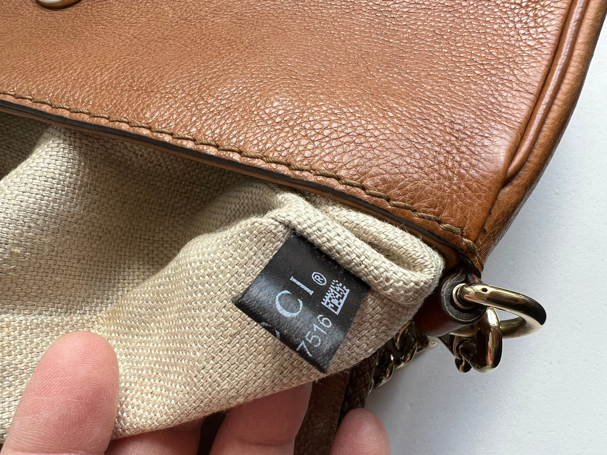Authentic Gucci Marrakech Chain Shoulder Bag